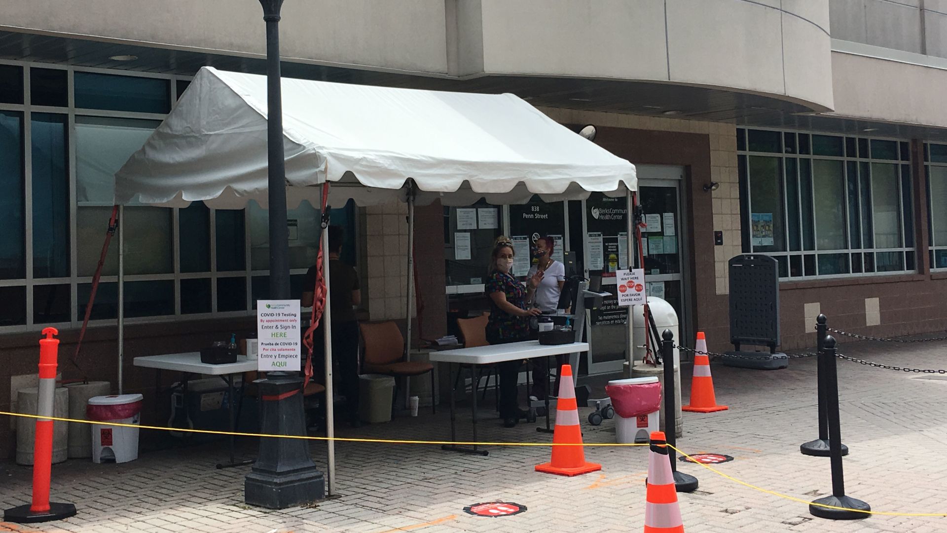 Berks Community Health Center COVID-19 - coronavirus testing site in Reading